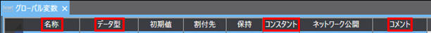 グローバル変数