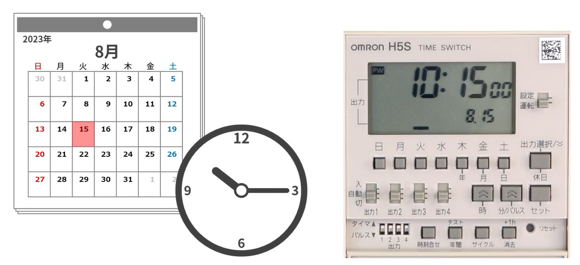 動画付き】H5Sの時刻合わせの手順を教えてください。 - 製品に関するFAQ | オムロン制御機器