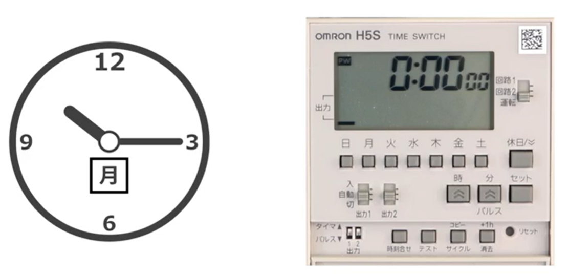 動画付き】H5Sの時刻合わせの手順を教えてください。 - 製品に関するFAQ | オムロン制御機器