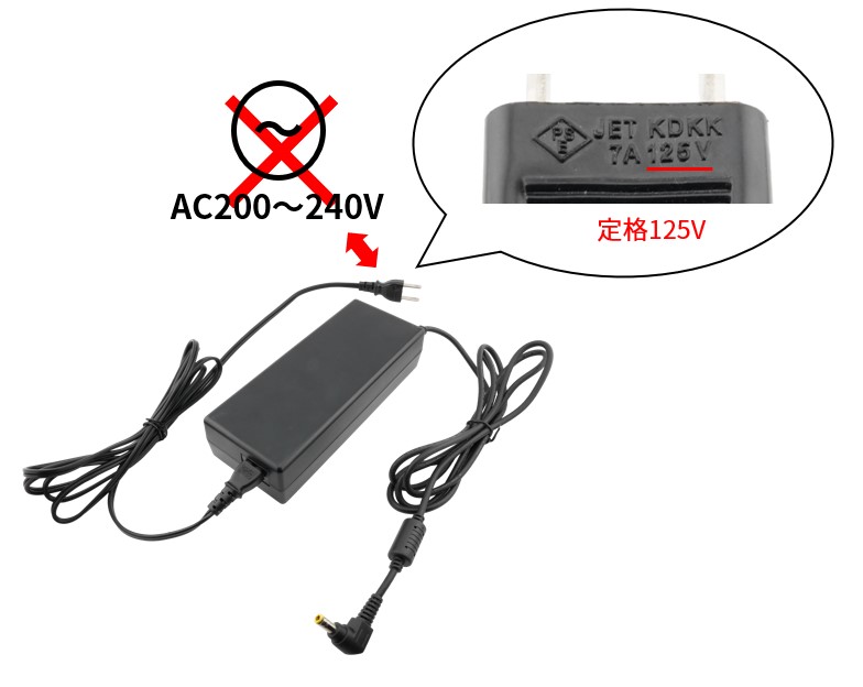 ZN-A4105□をAC200V、AC220V、AC240Vで使用できますか？ - 製品