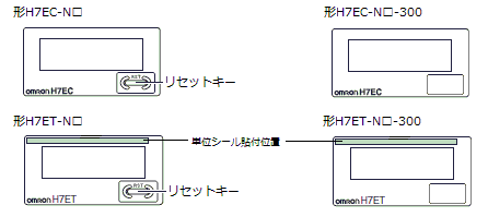 形H7EC-N、形H7ET-Nシリーズのリセット方法を教えてください。 - 製品