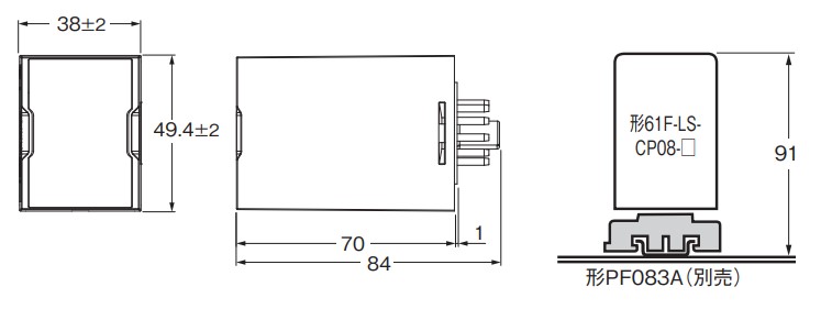 パナソニック製 21F-GF-P（AF2177、AF2178）のオムロン相当品と主な