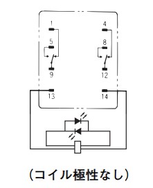 パナソニック製 HJ2-L-AC200V-6（AHJ31250630）のオムロン相当品