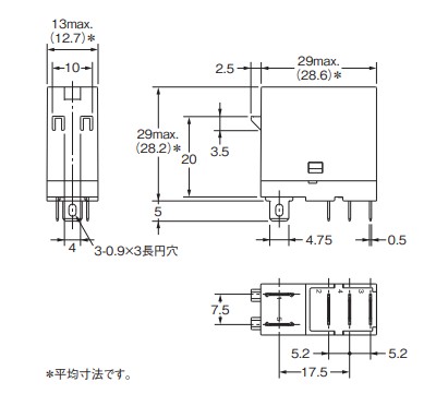 パナソニック製 AHN12024のオムロン相当品と主な相違点を教えて