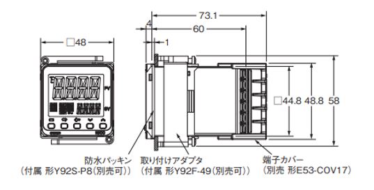 キーエンス製 TF4-10Vのオムロン相当品と主な相違点を教えてください