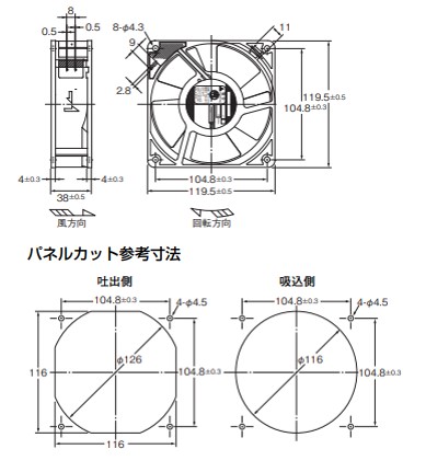 パナソニック製 ASEN104549 のオムロン相当品と主な相違点を教えて